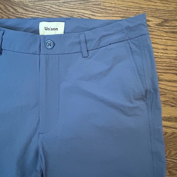 Create Unison Golf Shorts In Blue Size Large NWT - Picture 2 of 5